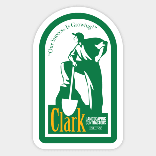 Clark Landscaping Sticker